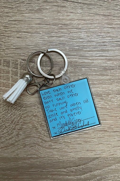 Post-it Note Keychain