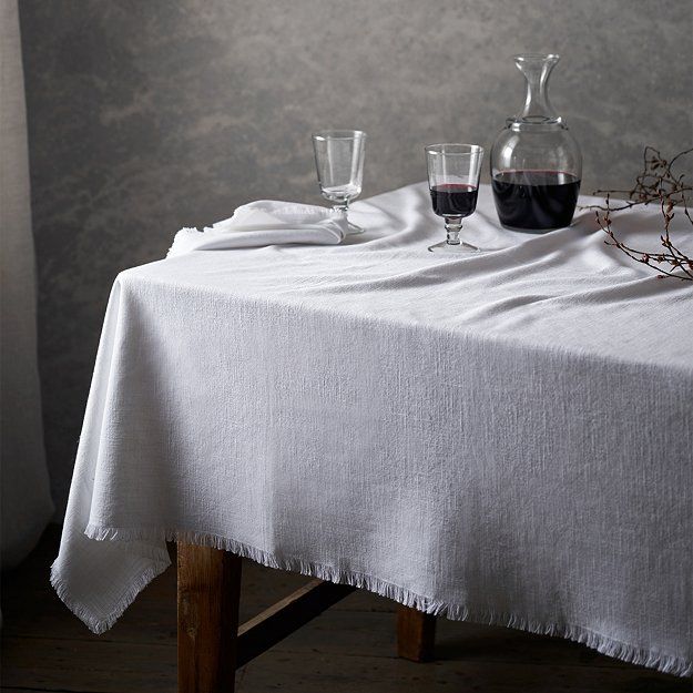 The White Company Camber Soft-Wash Tablecloth