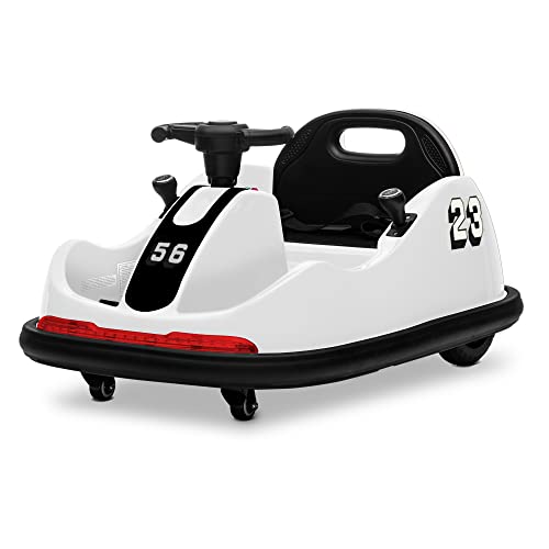 Kidzone Race Car Twin-Motor Kids Electric Ride On Bumper Car
