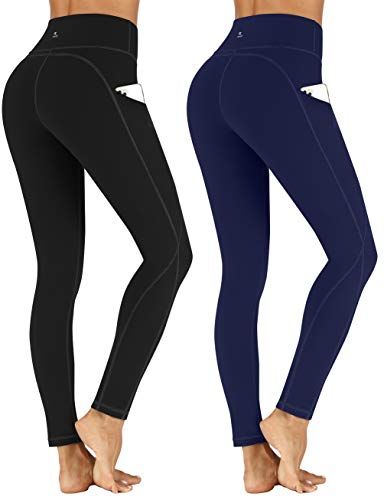 Buy UUE High Waist Leggings with Pockets for Women Tummy Control Athletic  Workout Leggings with Inner Pocket Yoga Pants for Women, A1/Black 28
