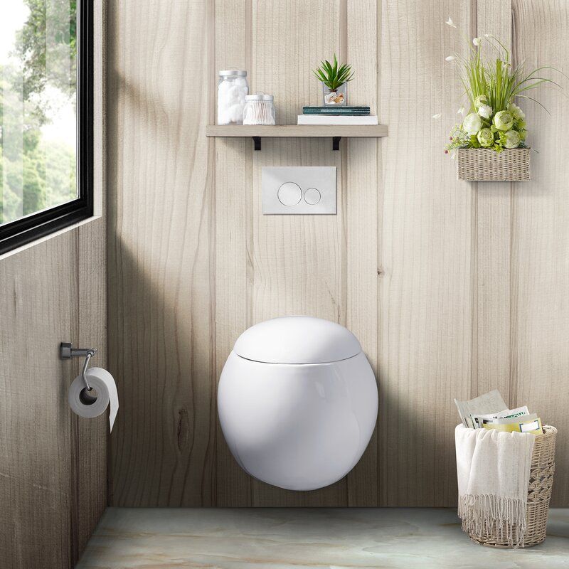 SM-WT660 Plaisir Dual-Flush Elongated Wall Hung Toilet