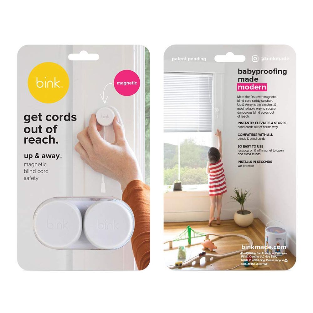 Up & Away | Magnetic Window Blind Cord Safety (2-Pack)