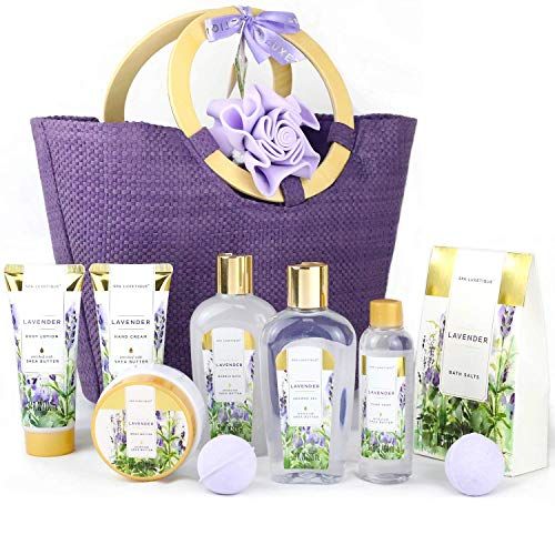 Lavender Bath Gift Basket