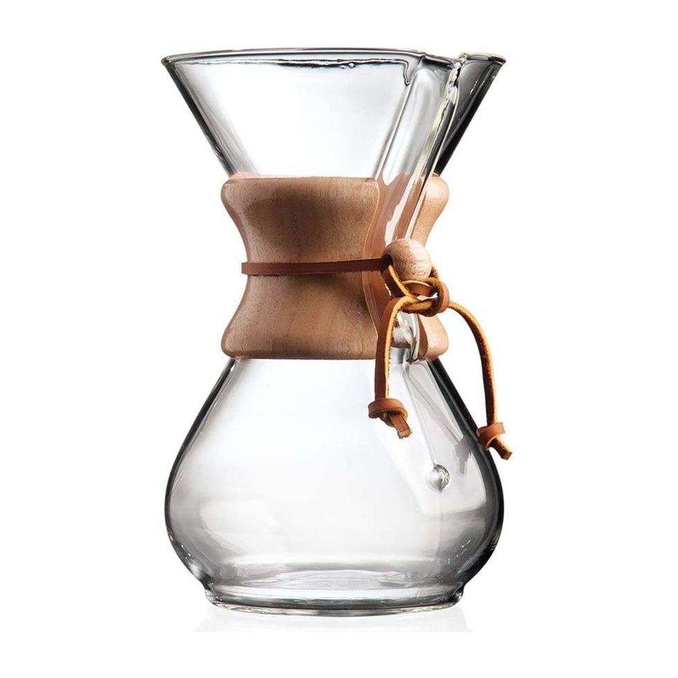  Pure Over Glass Pour Over Coffee Maker Kit, 6 Piece Set w/Mug, Built-In Paperless Reusable Glass Filter, Easy to Clean, Made of  Borosilicate Glass