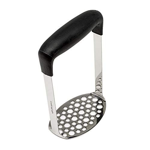 Wooden Hand Grip Potato Masher - Non Stick Food Smasher with Stainless  Steel Wire - Mashing Potatoes Utensil