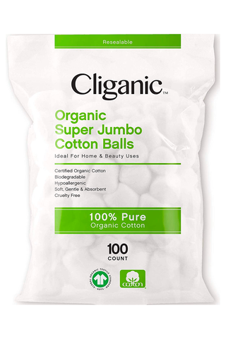 Cliganic Organic Super Jumbo Cotton Balls