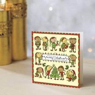 'Global Elves Workshop' Charity Christmas Cards, UNICEF, £6.95