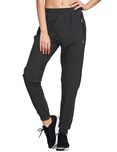 Ullnoy Athletic Jogger Pants for Women Cotton Sweatpants with Pockets Trapered Lounge Running Pants Drawstring 2 Pack 