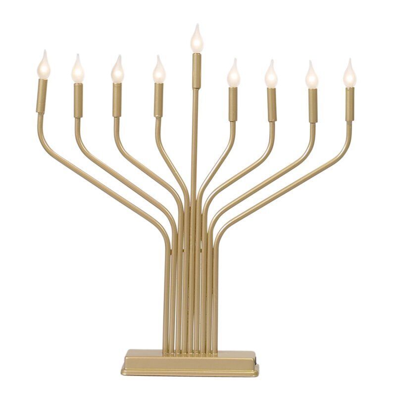 battery operated menorah