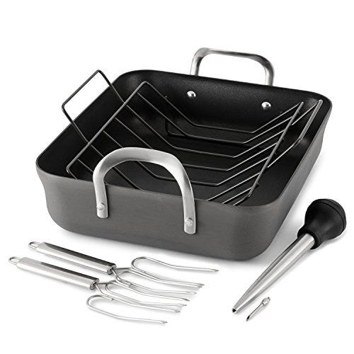 Calphalon Contemporary Nonstick Roasting Pan With Rack 