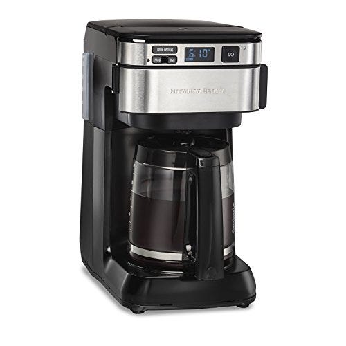 Hamilton Beach 12-Cup Black Residential Combination Coffee Maker at