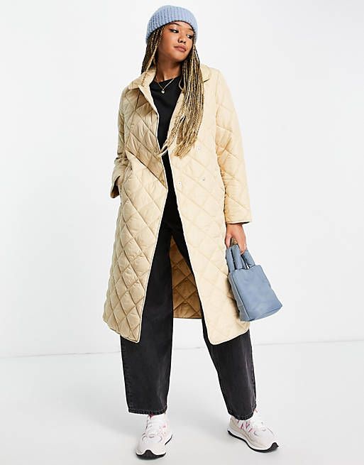 warm quilted coat