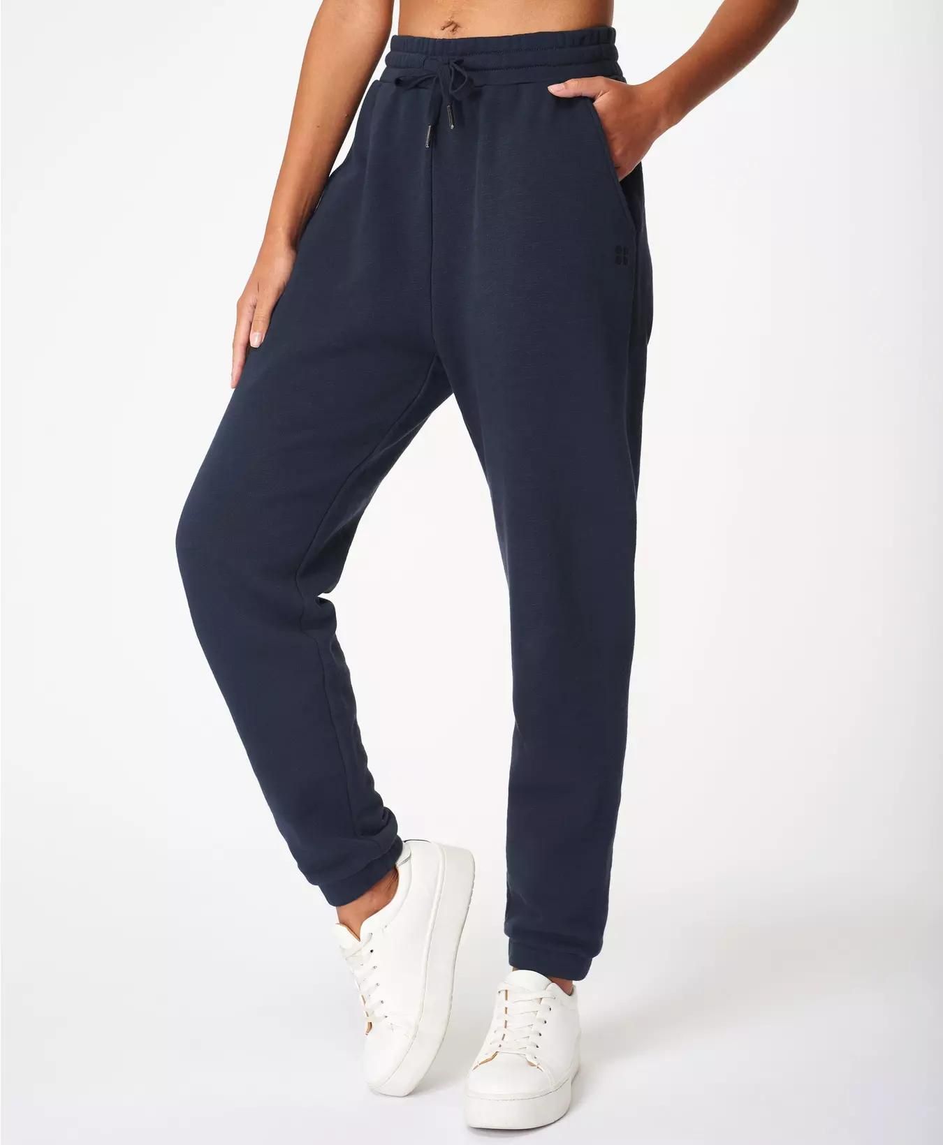 Ladies navy tracksuit outlet bottoms