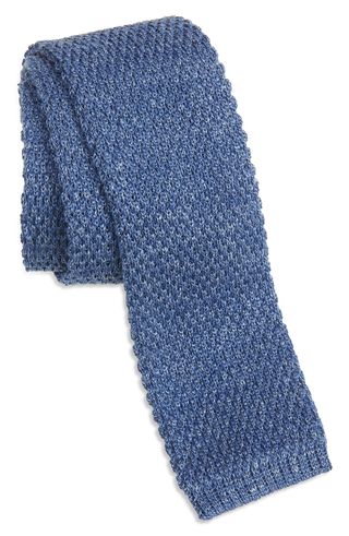 Ted Baker London Knit Linen & Silk Skinny Tie 