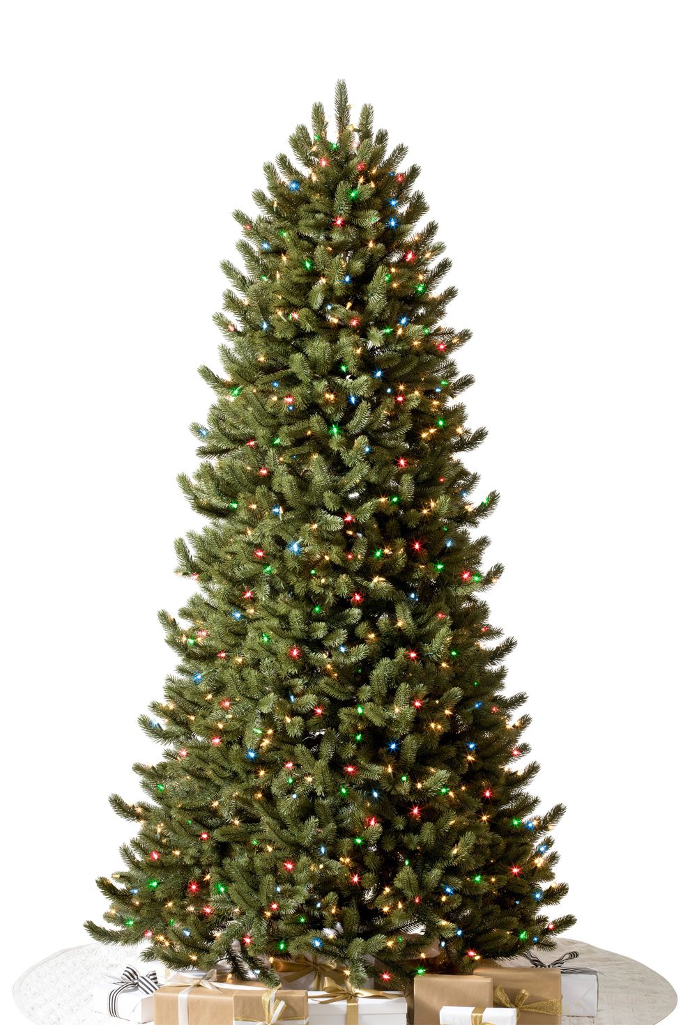 Artificial LED Light Vermont White Spruce Narrow Tree