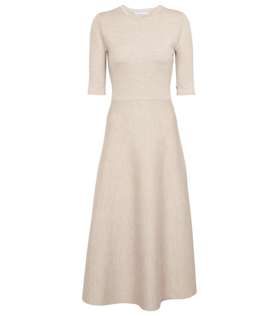Seymore wool, silk, and cashmere midi dress