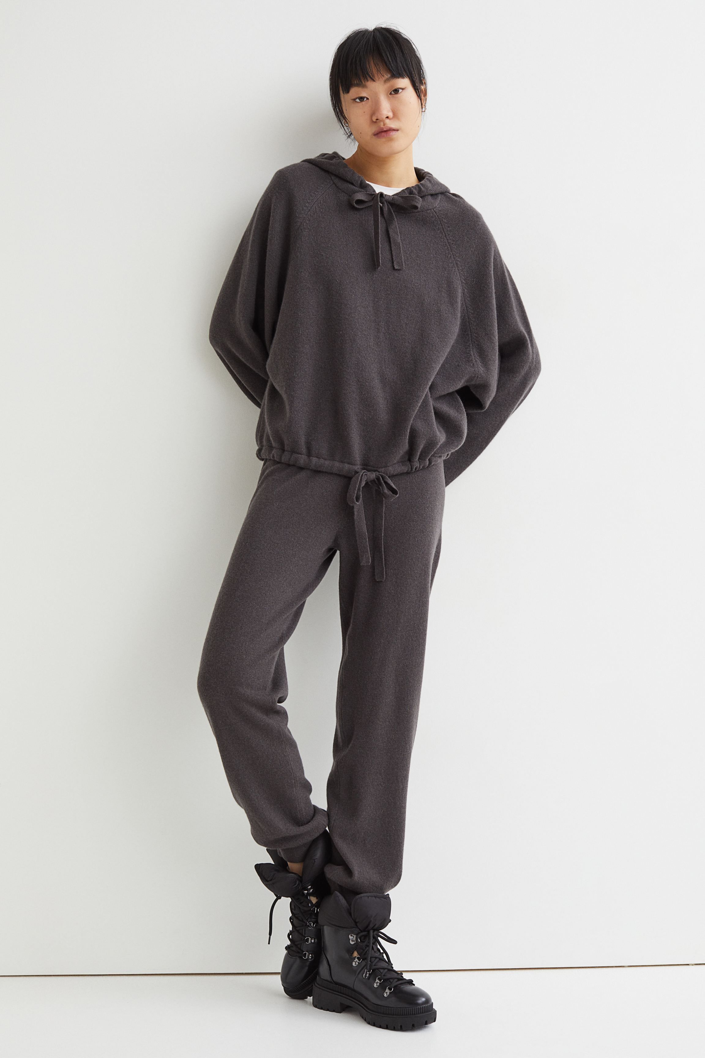 Fine knit jogger online set