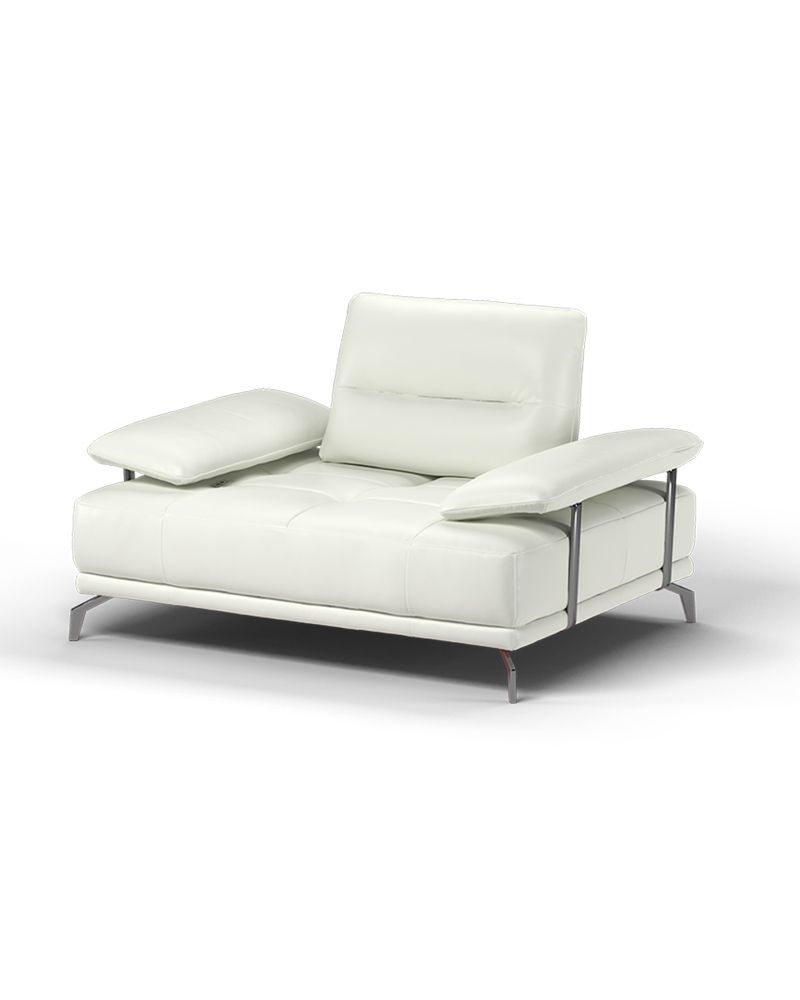 white cuddle chair