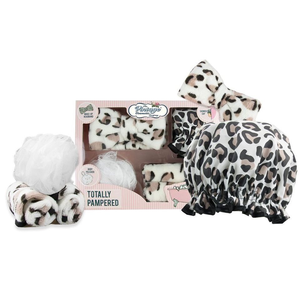 Leopard Print Totally Pampered Gift Set