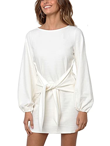 Tie Waist Sweater Dress