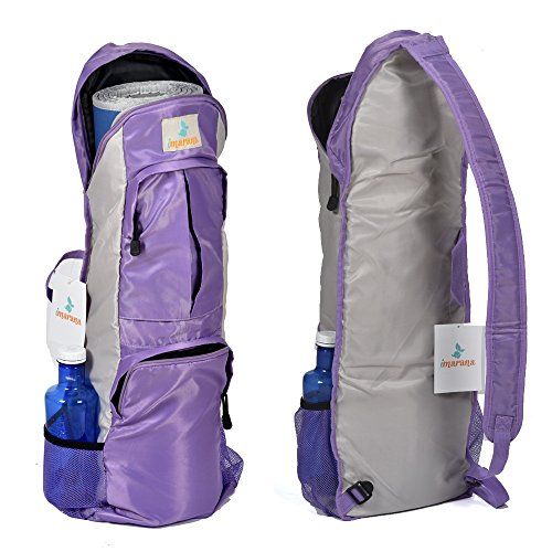Uhawi Yoga Mat Bag Large Yoga Mat Tote Sling Carrier with 4 Pockets Fits Mats 
