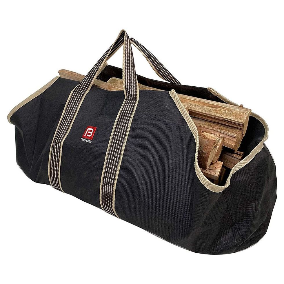 Large Canvas Log Tote