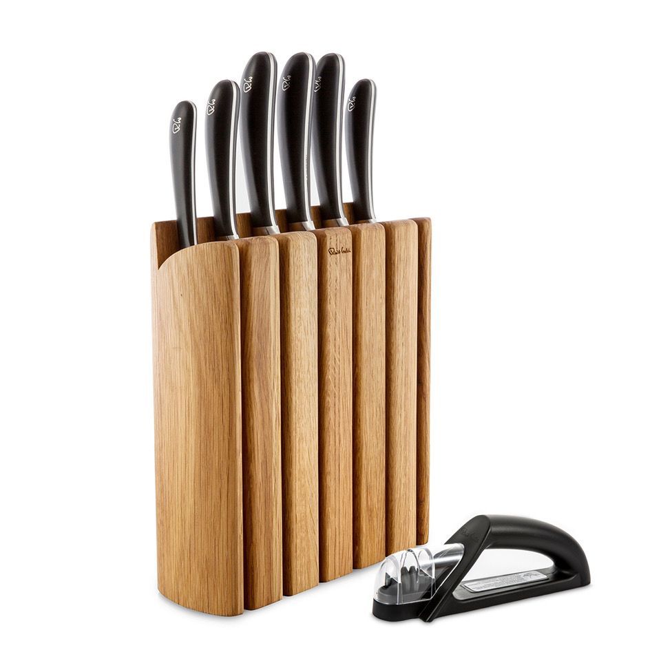 5-Piece Knife Set With Clear Stand