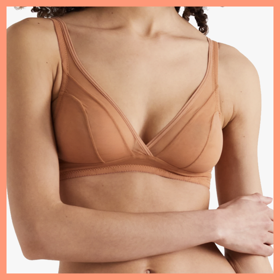 Stretch-tulle Soft Cup Bra