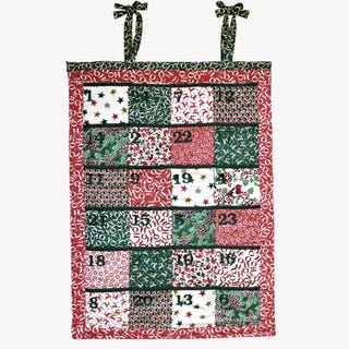 Christmas Joy Patchwork Fabric Advent Calendar