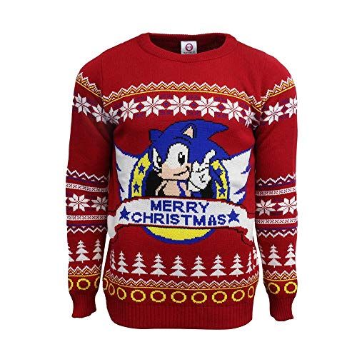 Official Sega ‘Classic Sonic’ Knitted Christmas Sweater