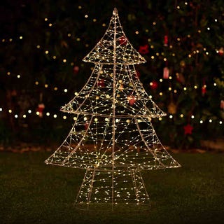 Solar Christmas Lights - Large Tree 