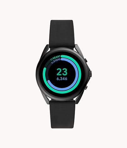 Gen 5 LTE Smartwatch Black Silicone