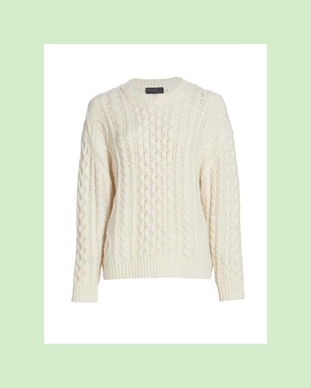 Georgie Cable Knit Cashmere Sweater