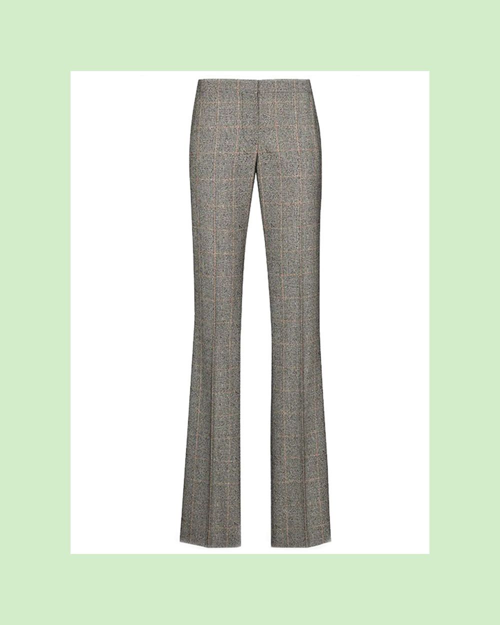 Prince of Wales Wool Trousers
