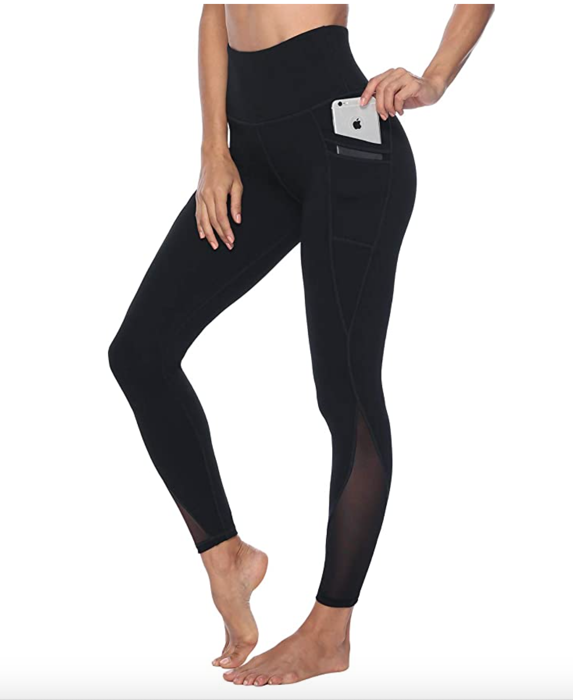 Women High Waist Leggings with Pockets Yoga Extra Soft Leggings Hidden Pockets Non See-Through Stretchy Workout Pants