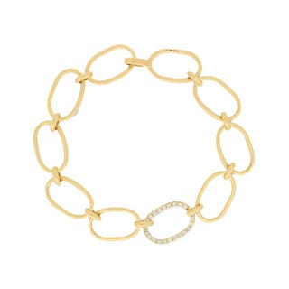 18-karat gold diamond bracelet