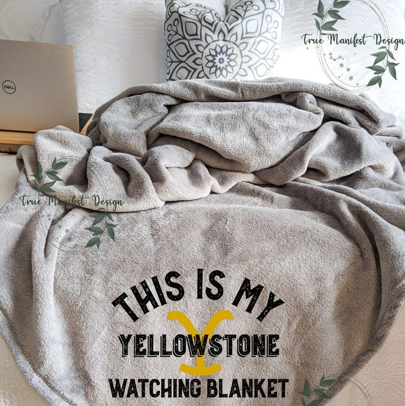 'This is My Yellowstone Watching Blanket' Throw