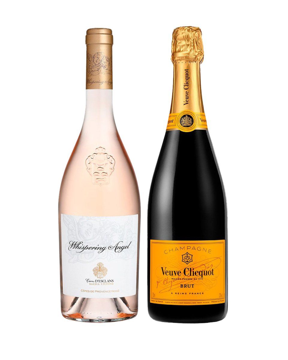 Whispering Angel x Veuve Clicquot Yellow Label
