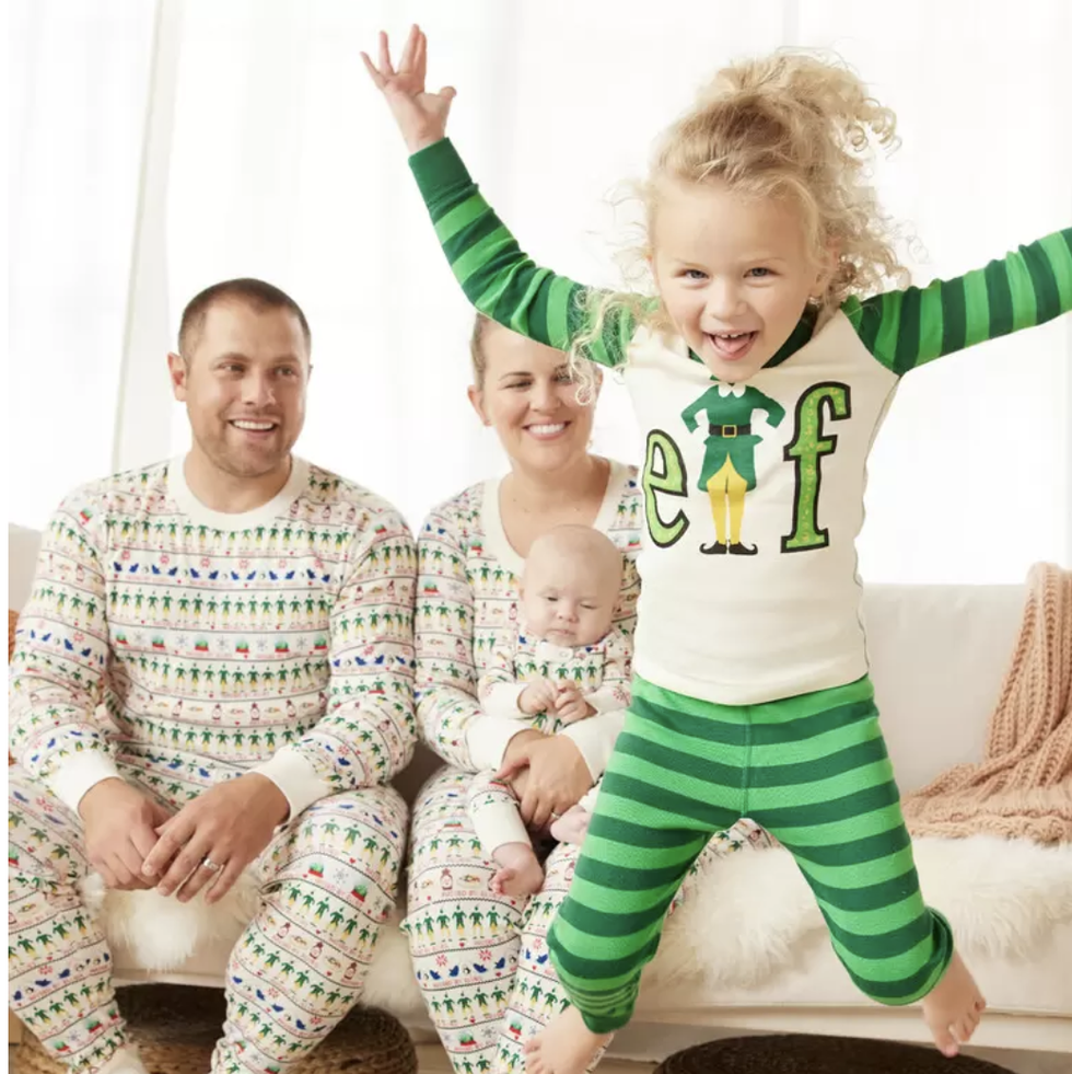 Elves Matching Family Pajamas