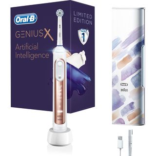 Oral B Genius X Limited Edition Electric Toothbrush - Pink Gold