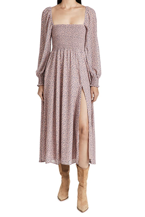 What To Wear On Valentines (2022) Classic Smocked Maxi Dress