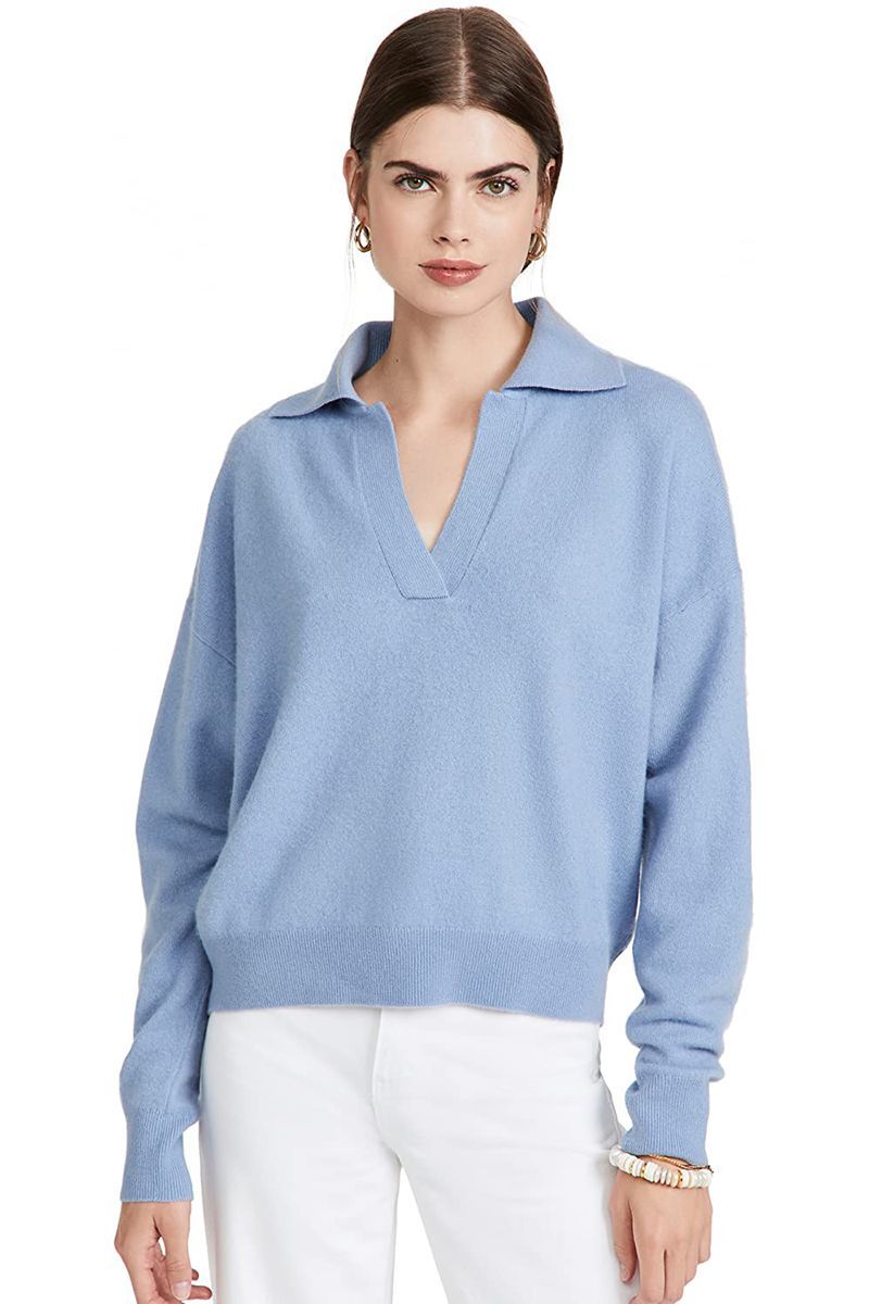 Boiled Collar Cashmere Sweater