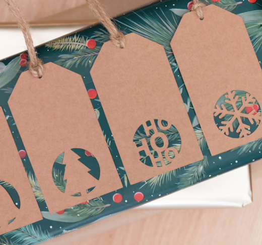 Christmas Kraft Gift Tags