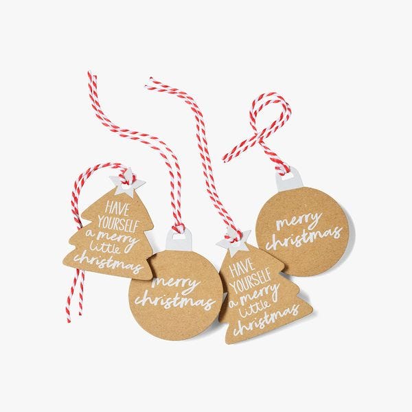 Diecut Christmas Mini Gift Tags 