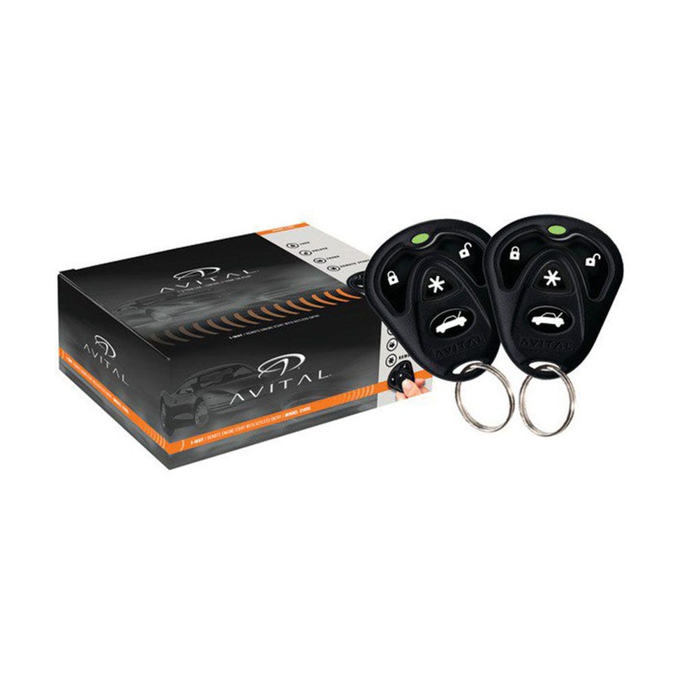 AVITAL 4105L 4105L Remote Start With Two 4-Button Remotes