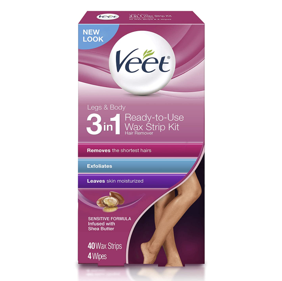 Leg and Body Hair Remover Cold Wax Strips