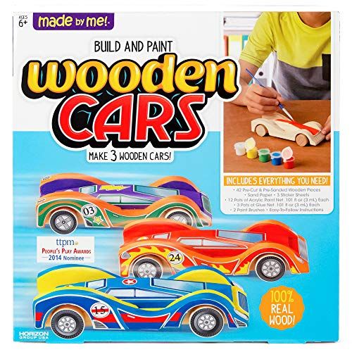 Build and Paint Wooden Cars