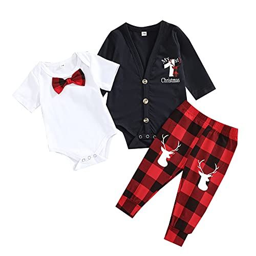 My First Christmas Newborn Infant Baby Boys’ Clothes