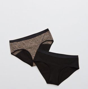 【AERIE】AerieREAL Period™ Underwear 2-Pack $39.95