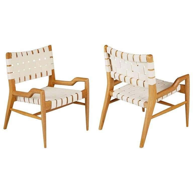 Pair of John Keal for Brown Saltman Sculptural Lounge Chairs, circa 1954